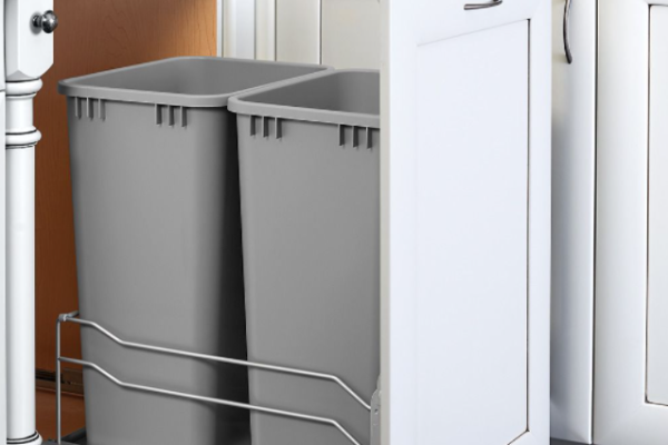 Double Trash Can Built In Double Trash Can Built In