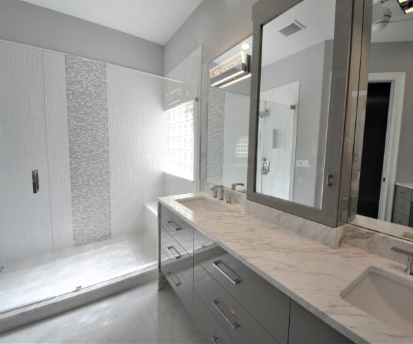 ME Bathroom White with Gray