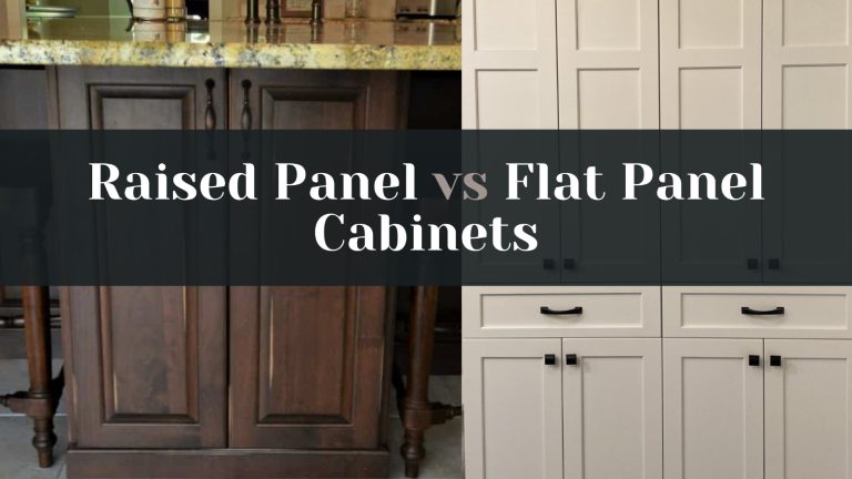 Raised Panel vs Flat Panel Kitchen Cabinet Doors